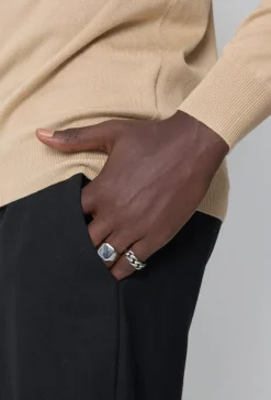 Bague chevalière grande taille