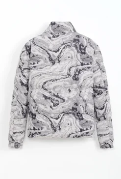 Blouson à motif marbré