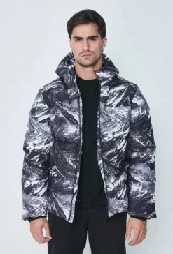 Blouson a motif