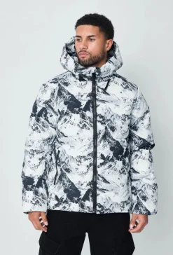 Blouson a motif