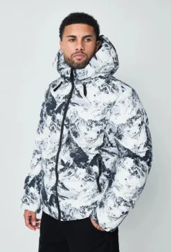 Blouson a motif