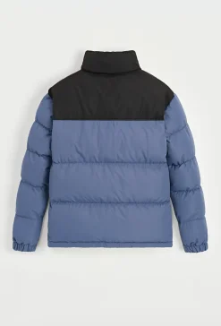 Blouson bi couleur à capuche