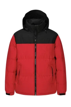 Blouson bi couleur à capuche