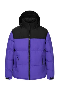 Blouson bi couleur à capuche