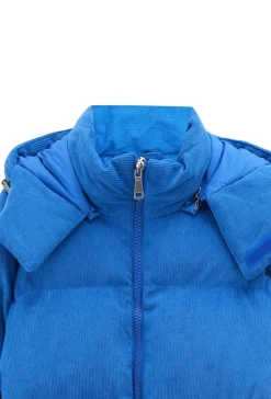 Blouson oversized matelassé à rayure