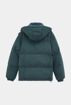Blouson oversized matelassé à rayure