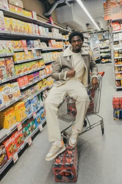 Blouson simili moumoute