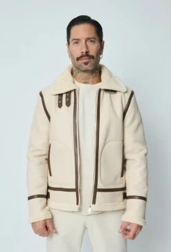Blouson simili moumoute