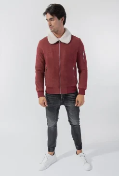 Bomber suedine