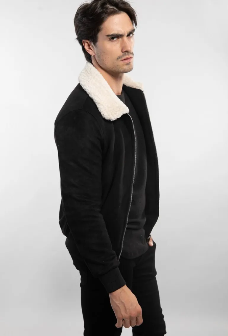Bomber suedine