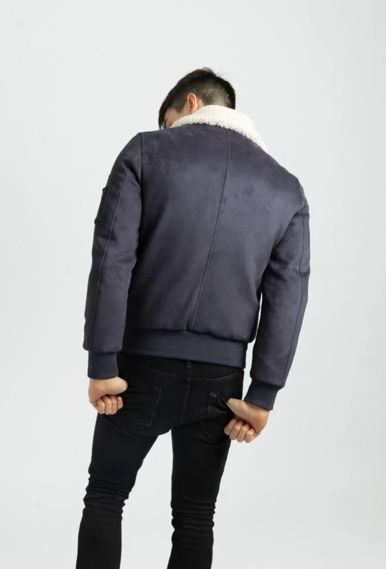 Bomber suedine
