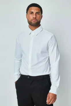 Chemise à manche longues boutonnée pour homme