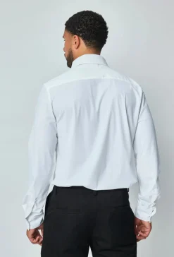 Chemise à manche longues boutonnée pour homme