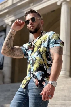 Chemise à manches courtes