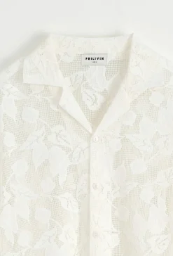 Chemise à motif fleuri