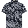 Chemise à motif géométrique