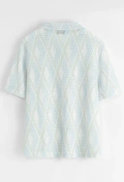 Chemise à motif losange