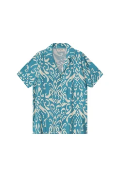 Chemise à motifs ethniques