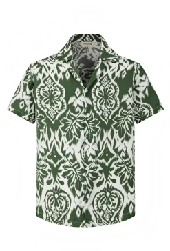 Chemise à motifs fleur