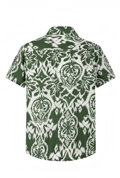 Chemise à motifs fleur