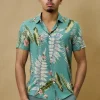 Chemise à motifs fleuri