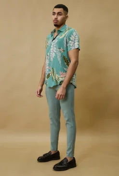 Chemise à motifs fleuri