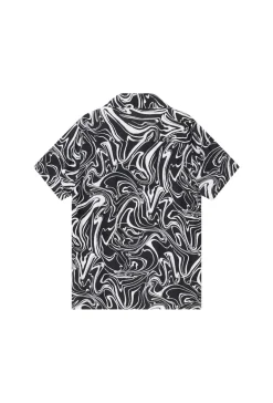 Chemise à motifs ondulés