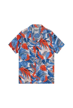 Chemise à motifs tropicals