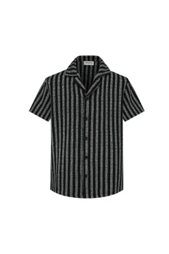 Chemise à rayure décontractée crochet