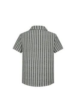 Chemise à rayure décontractée crochet