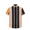 Chemise à rayure manches courtes