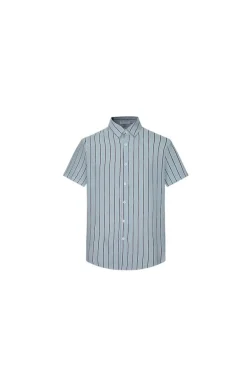 Chemise à rayure manches courtes