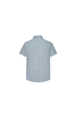 Chemise à rayure manches courtes