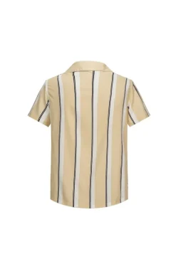 Chemise à rayure manches courtes