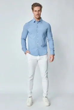 Chemise à rayure tennis manches longues