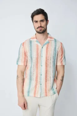 Chemise à rayures