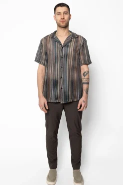 Chemise à rayures classique
