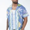 Chemise chic avec des motifs botaniques