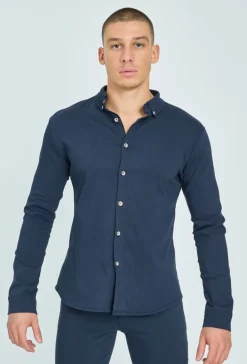 Chemise classique à boutons fantaisie