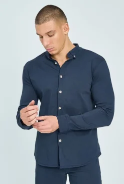 Chemise classique à boutons fantaisie