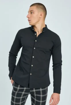 Chemise classique à boutons fantaisie