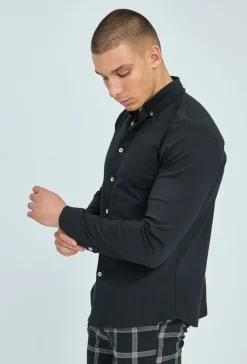 Chemise classique à boutons fantaisie