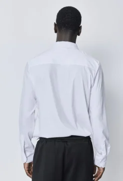 Chemise classique unie à manches longues