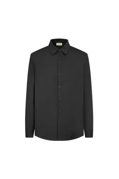 Chemise classique unie à manches longues
