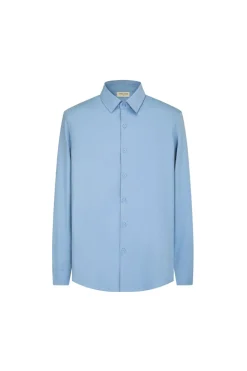 Chemise classique unie à manches longues