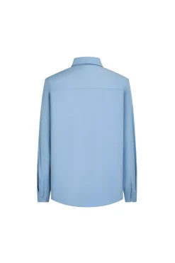 Chemise classique unie à manches longues