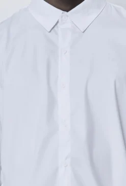 Chemise classique unie à manches longues