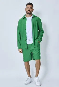 Chemise cotelé oversize
