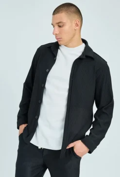 Chemise cotelé oversize