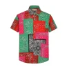 Chemise décontractée à imprimés bandana